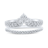 1/2CTW-DIA CN INSERT ENHANCER RING